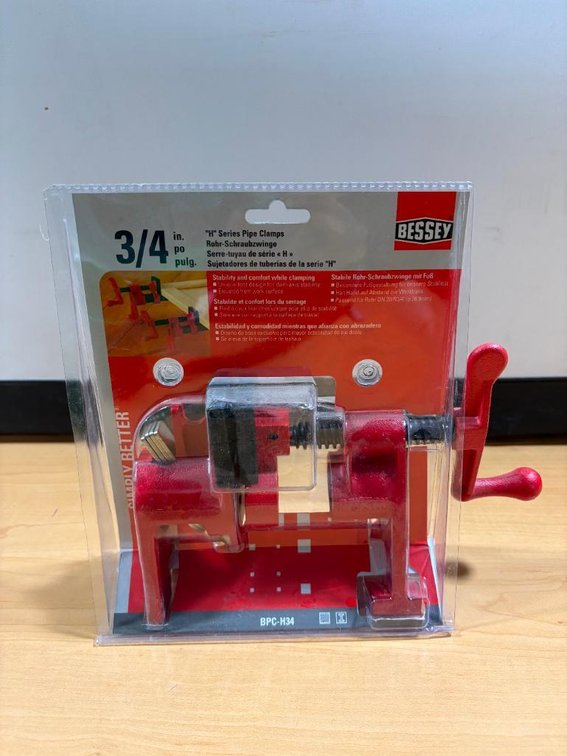 New, Bessey 3/4in H Series Pipe Clamp