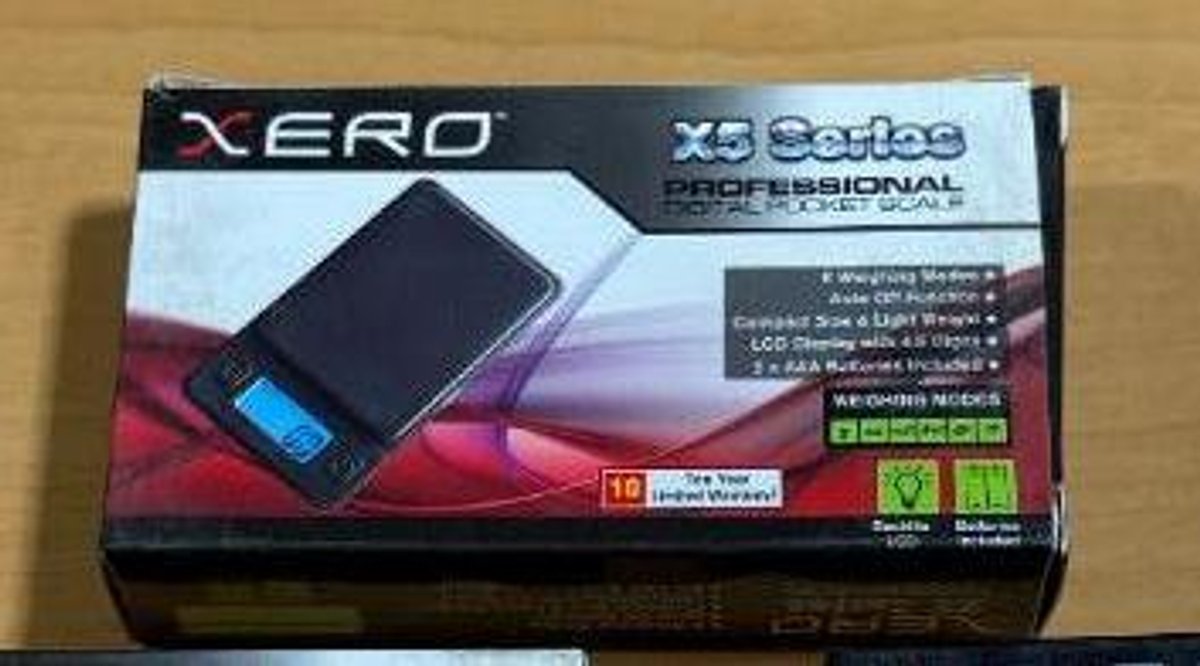 XERO X5 Series, Professional Digital Pocket Scale, Perfect for Weighing Precious Metals & Jewelry