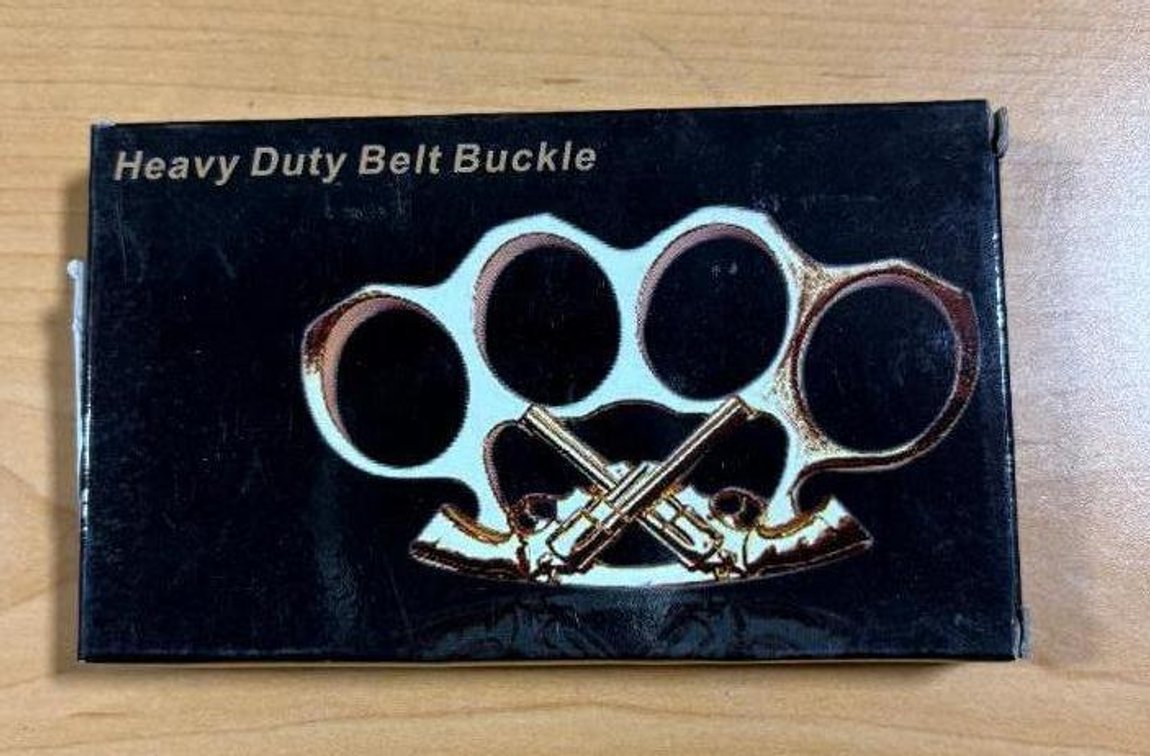 New Set of Heavy-Duty Brass Knuckles w/ Six Shooters Design