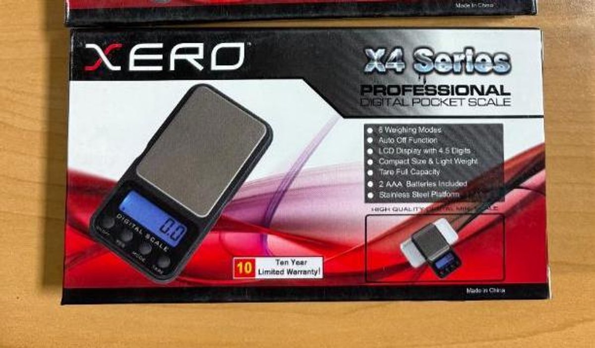 XERO X4 Series, Professional Digital Pocket Scale, Perfect for Weighing Precious Metals & Jewelry