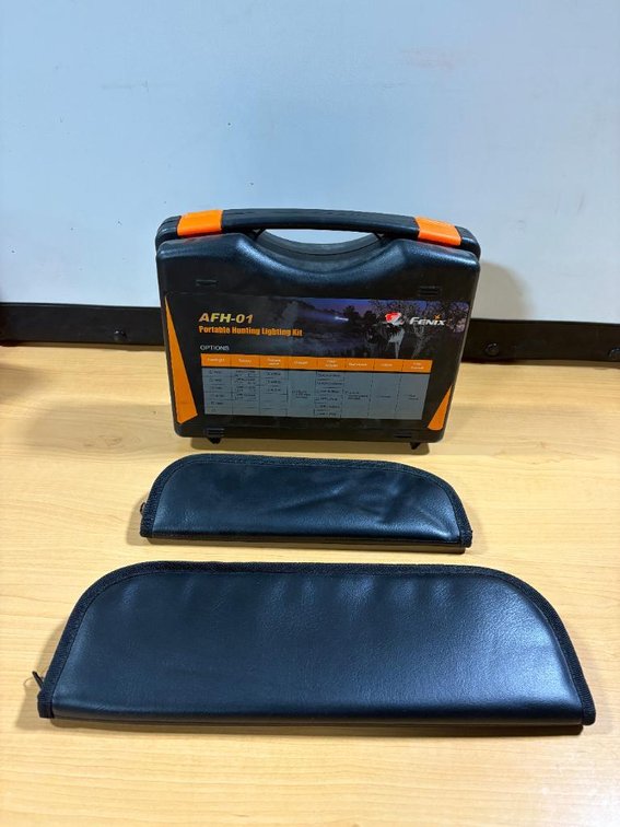 Empty Tactical Hard Case w/ Foam Insert and Two Tactical Zippered Pouches