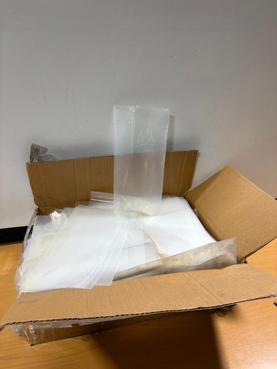 Case of Clear Poly Bags