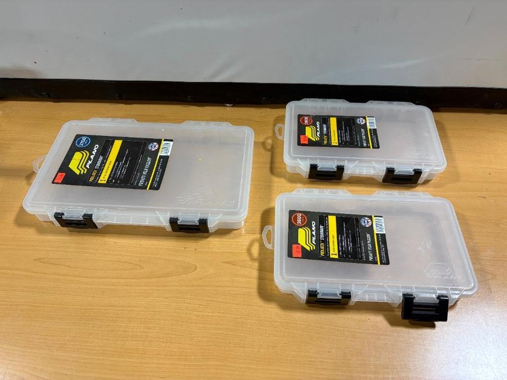 Lot of 3, Plano Prolatch Stowaway Organizers
