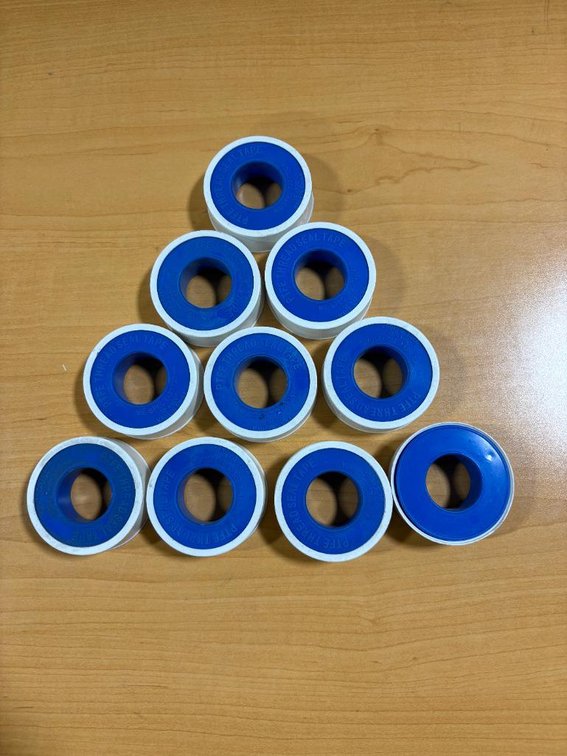 Lot of 10, New, Pipe Thread Sealant Tape