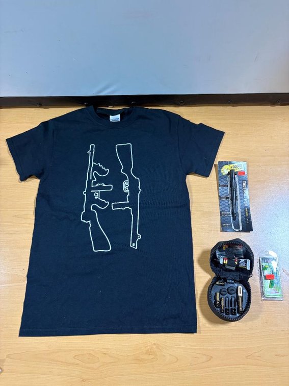 AR-15 T-Shirt Size Small, VooDoo Tactical Tactical Pen (Multi-Use), Bore Light, Small Kit
