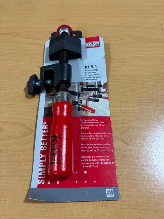 New, Bessey KT 5-1 Kantenzwinge Edge Clamp