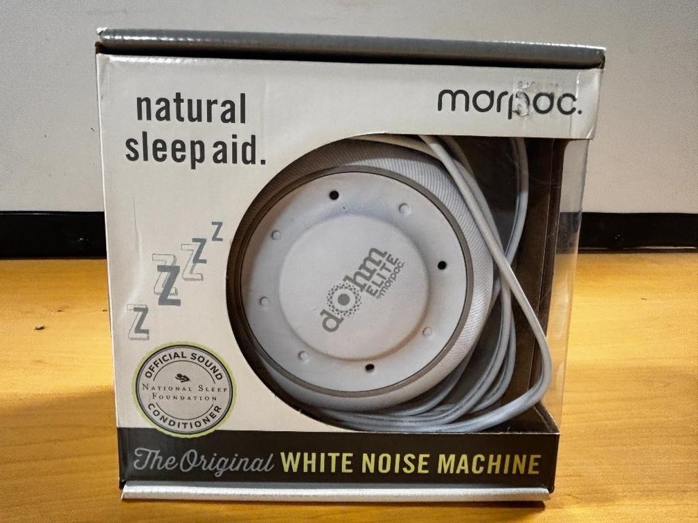 Morpac Natural Sleep Aid White Noise Machine