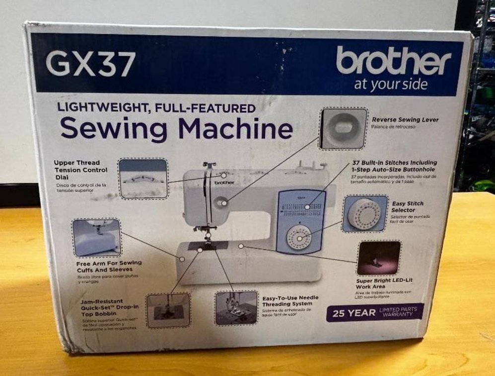 New, Brother GX37 Sewing Machine, New in Box