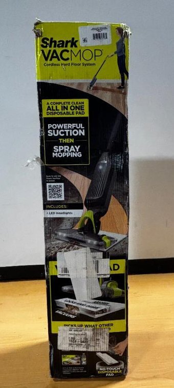 Shark VacMop Cordless Hard Floor System Suction and Spray Mopping