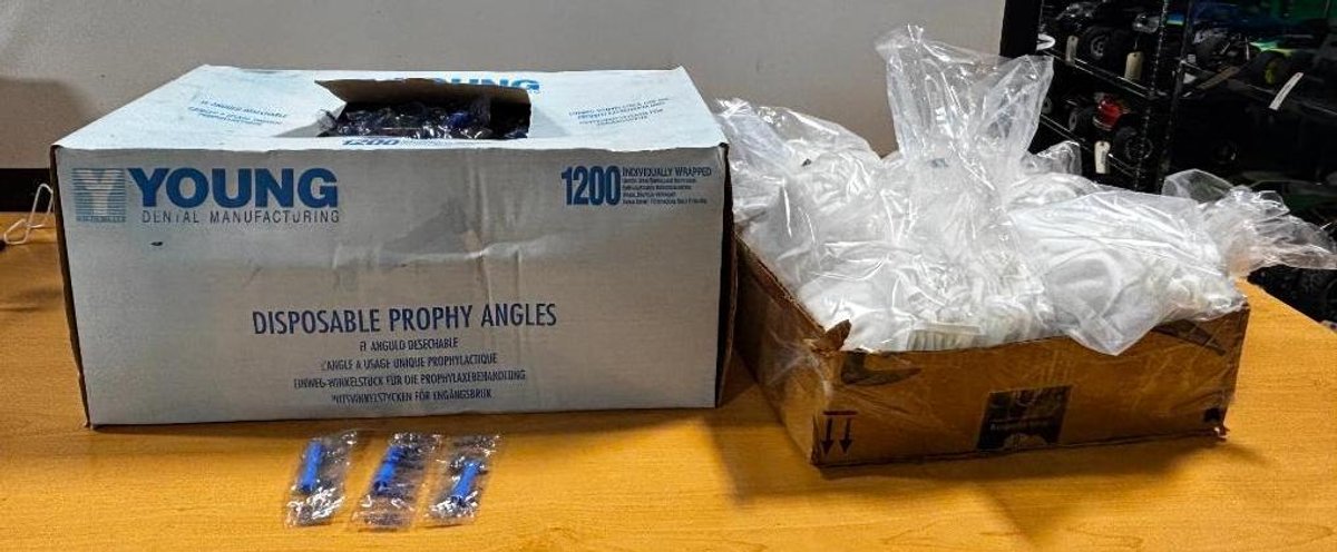 New Dental Supplies, Disposable Prophy Angles, Masks