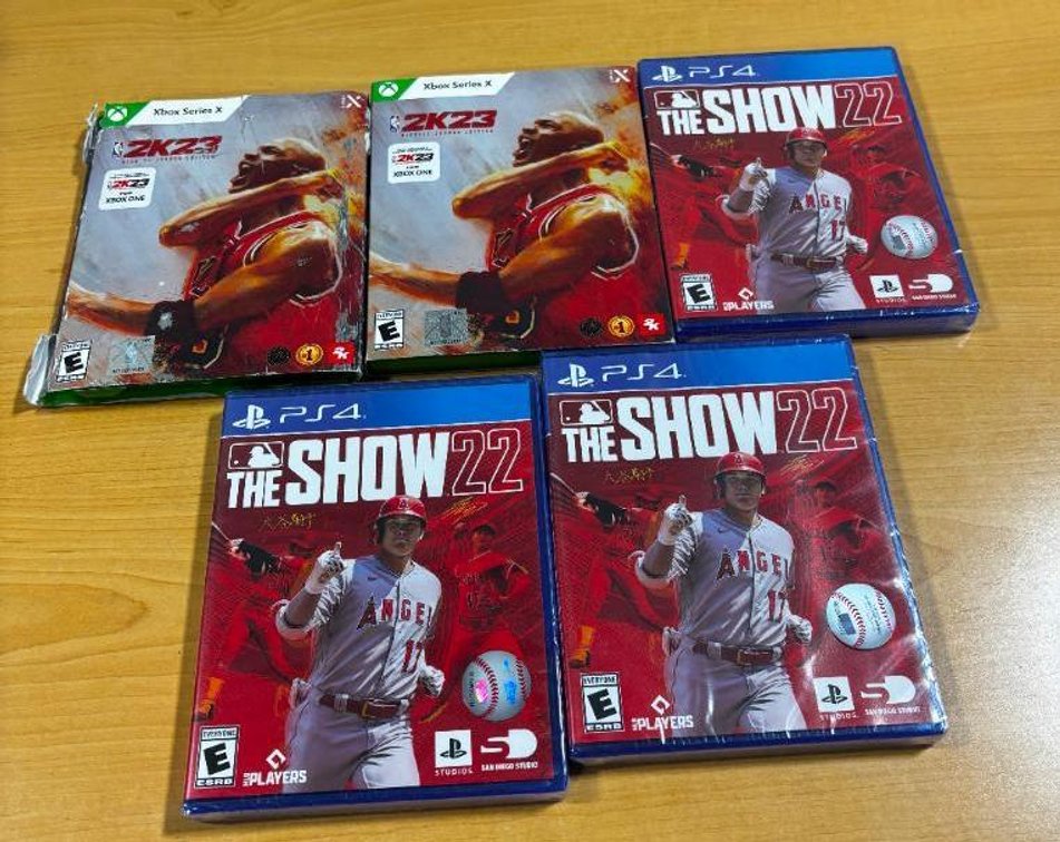New, Xbox & PS4 Games, MLB Baseball the Show 2022 and NBA 2K23 w/ Michael Jordan and Mike Trout