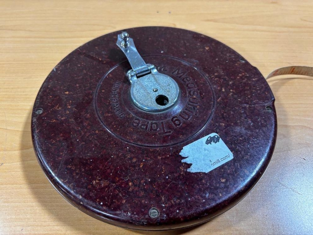 Vintage Bakelite 100ft Measuring Tape