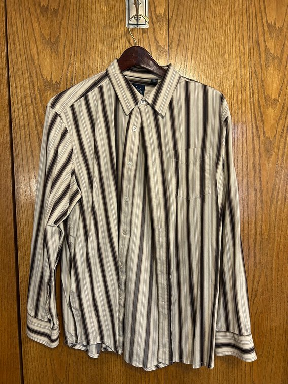 Tommy Bahama Long Sleeve Shirt, Size XXL, 100% Cotton, VG Cond., Indigo Palms Co. Denim