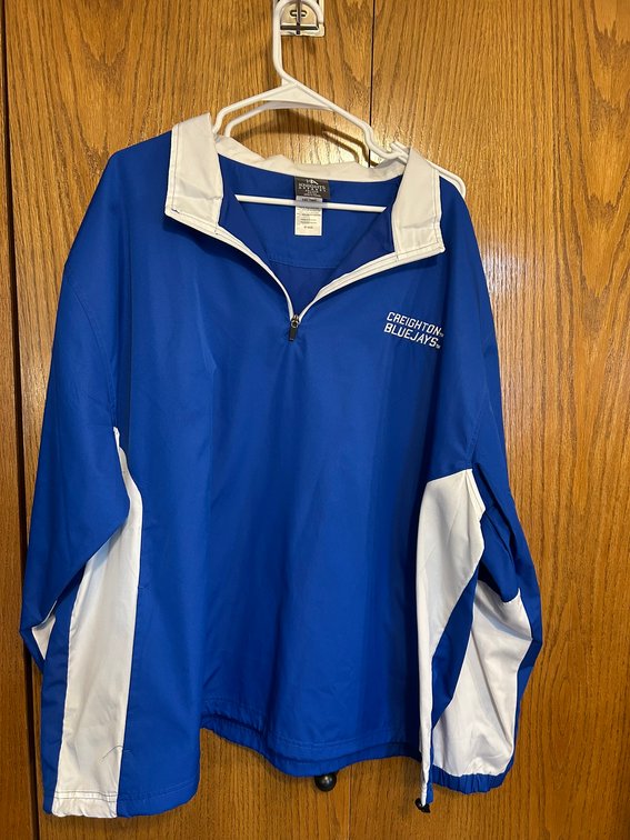 Creighton-Knights Apparel 1/4 Zip, Size XXL, 100% Polyester, Good Condition