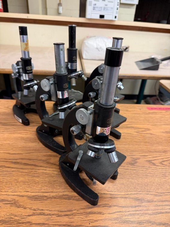 Lot of 6, Jonco No. 20246 Scientific Microscopes