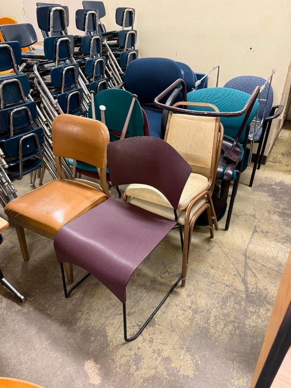 Lot of 17 Mixed Matched Chairs