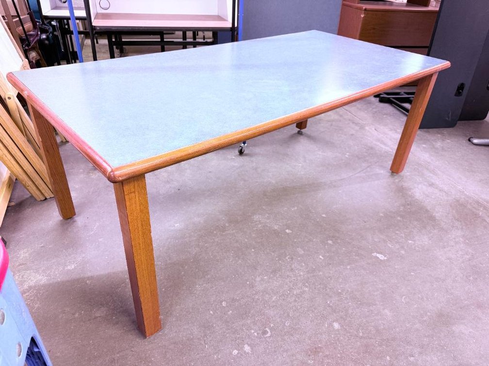 Heavy-Duty Laminate Top School or Library Table, 72in x 25in x 28in