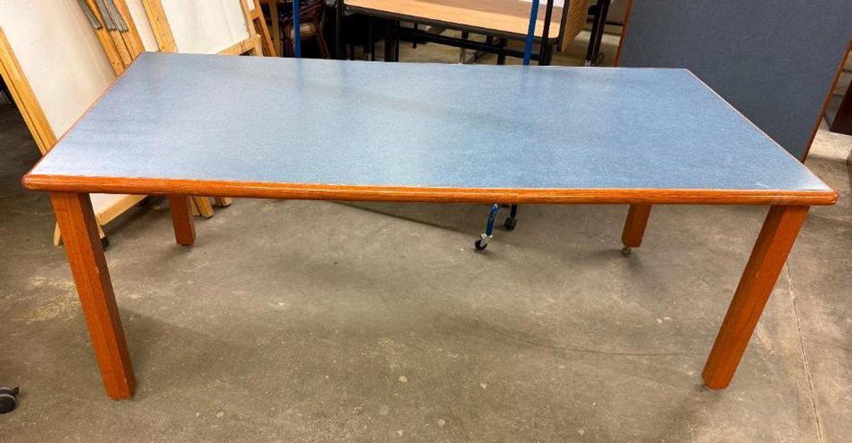 Heavy-Duty Laminate Top School or Library Table, 72in x 25in x 28in
