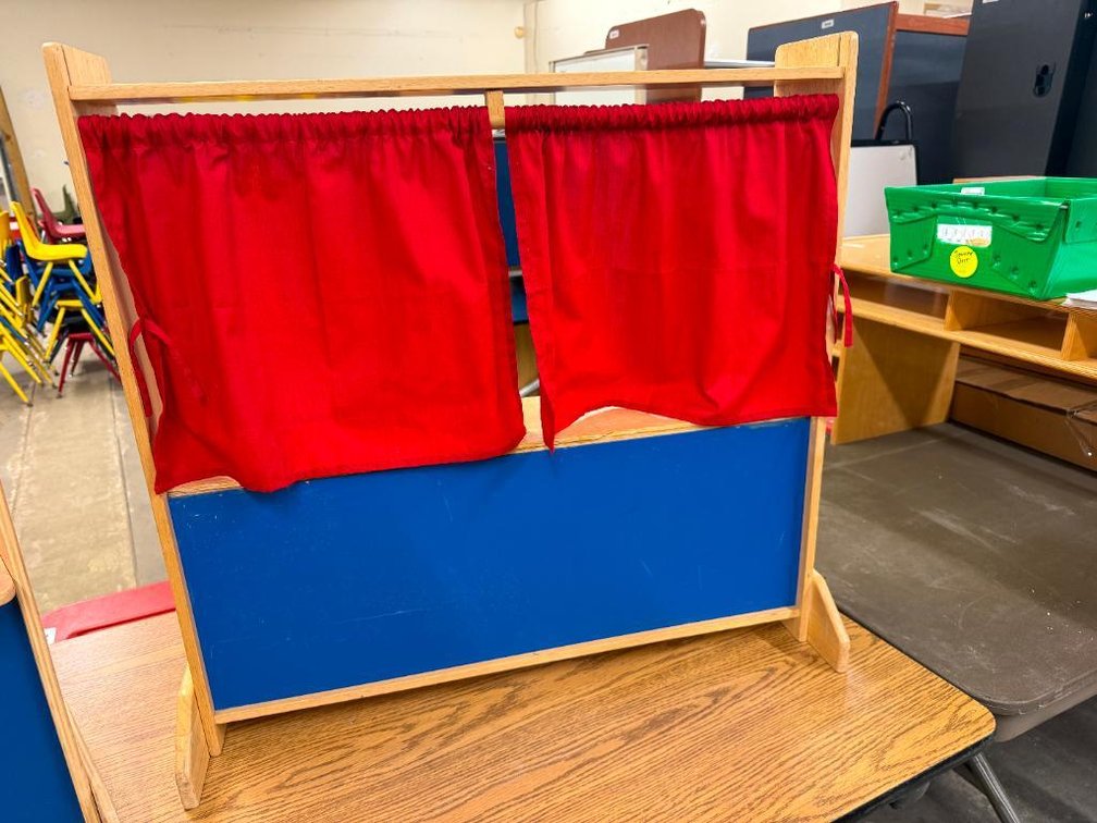 Puppet Show Performance Booth, Two Sided, One Viewer Side, One Puppet Master Side, See Images