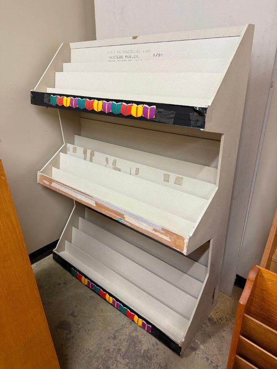 3-Tier Book / Magazine / Periodical Shelving Unit, Flush Mount