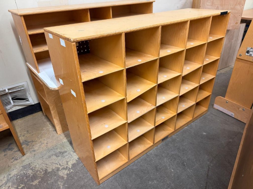 Bird-In-Hand Woodworks Cubby Hole Storage Unit 2/ 25 Storage Cube Areas
