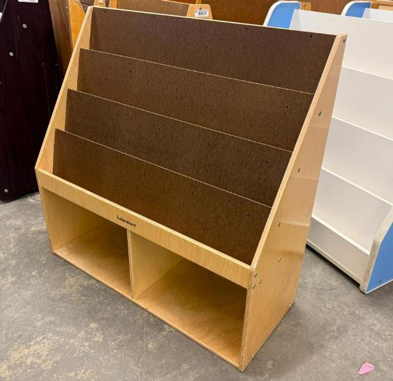 Lakeshore Front Facing Book Shelf w/ Lower Storage