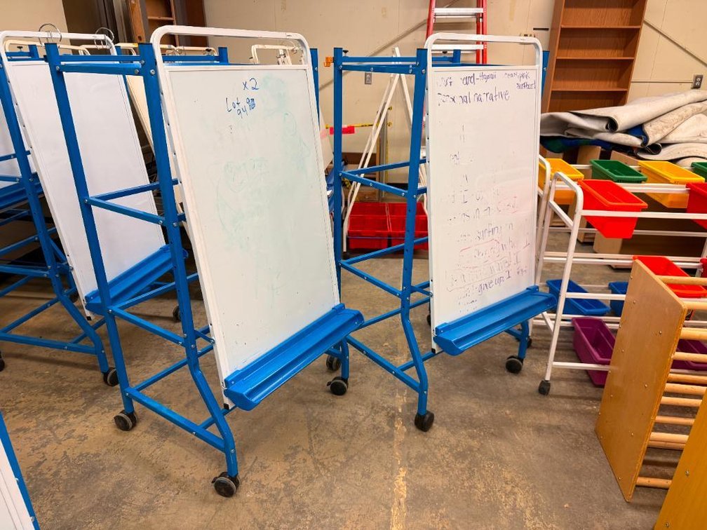 Lot of 2, Mobile Copernicus Educational Products Dry Erase Boards