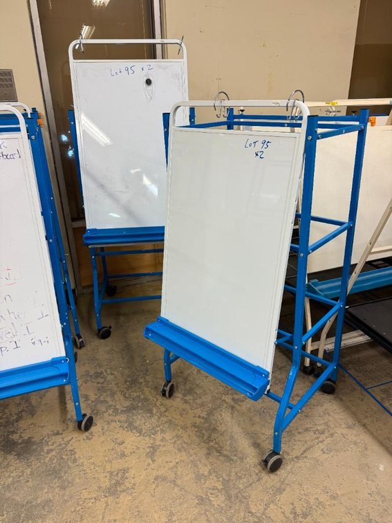Lot of 2, Mobile Copernicus Educational Products Dry Erase Boards
