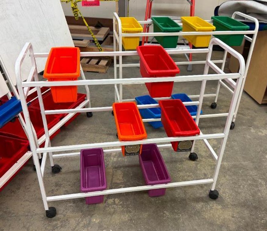 Lot of 2, Copernicus Leveled Reading Book Browser Carts