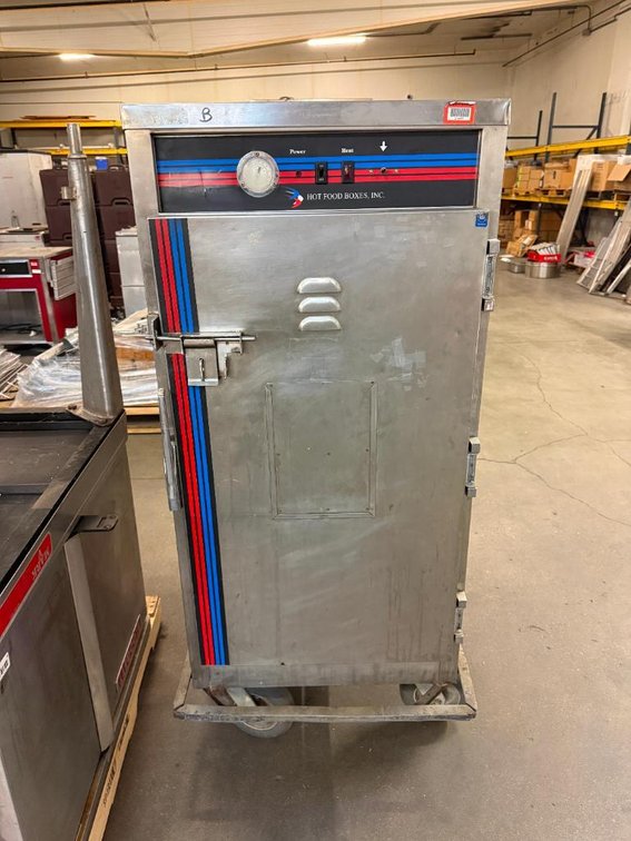 Hot Food Boxes, Insulated Holding Cabinet on Mobile Base, Older Unit