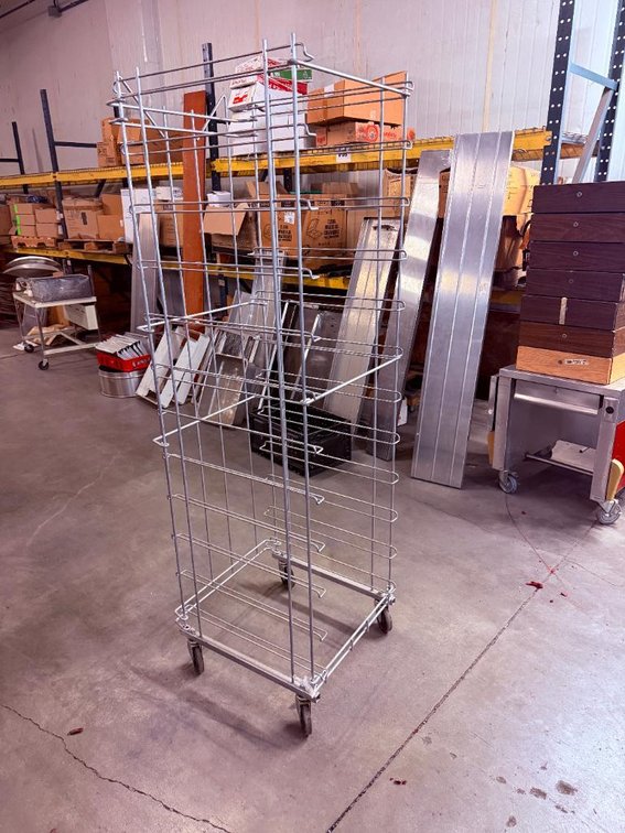 Foldable Mobile Chrome Baking Rack