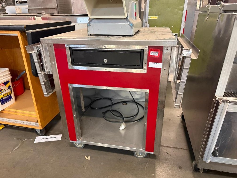 Vollrath No 37015-7966-NNA Modular Cashier Station on Mobile Base