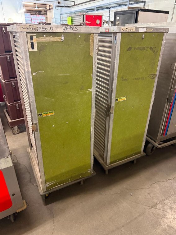 Lot of 2, Cres-Cor Crown-X, Model: 1001833, 120v Non-Insulated Hot Holding Cabinet