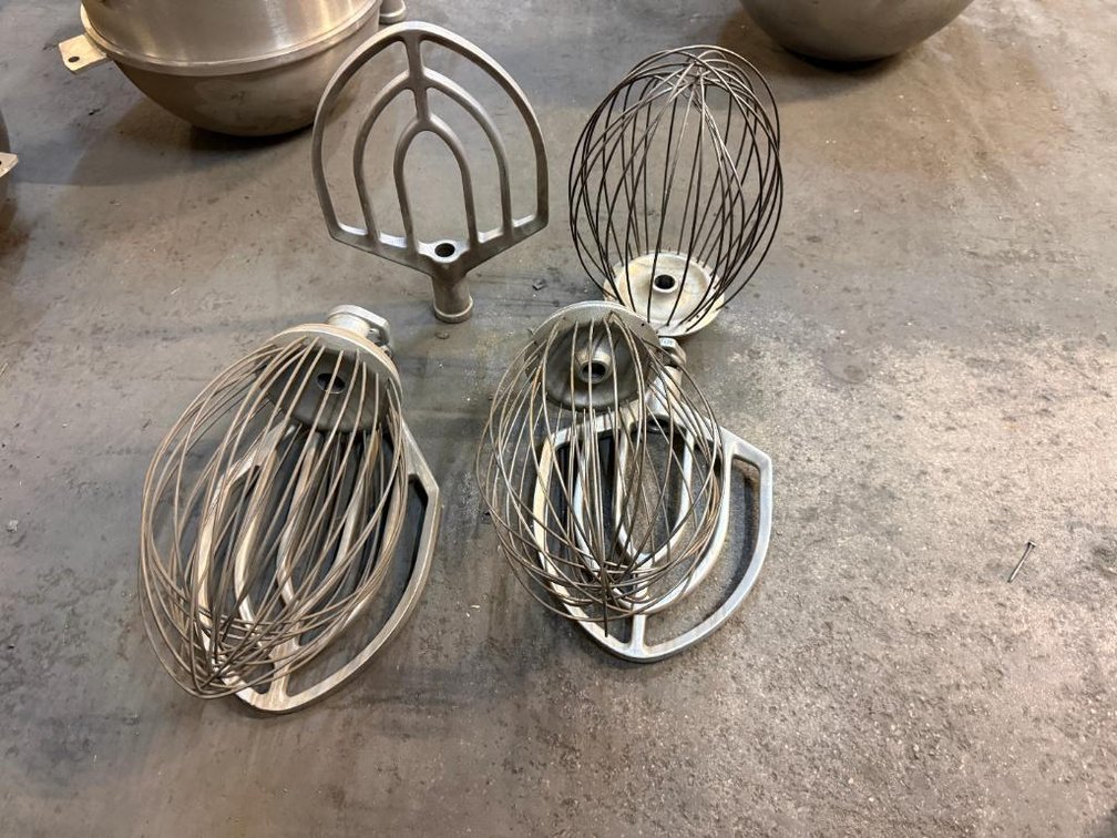 3-Sets, Hobart 20-Quart Stand Mixer Flat Beater & Whisk Attachments Combos - 6 Total Pieces