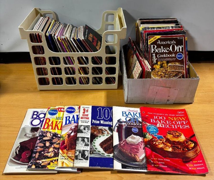 Collection of Vintage Bake Off Cookbook Magazines
