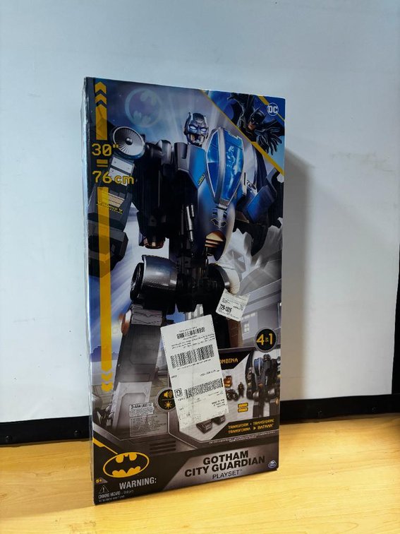 New, DC Comics Gotham City Guardian Playset, 4-in-1 Transformer, 30in Tall Batman Action Figure Transformer