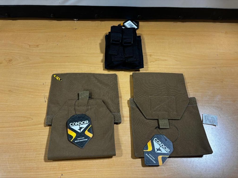 Lot of 3, Condor Tactical Gear Pouches  / Tacos / Molles