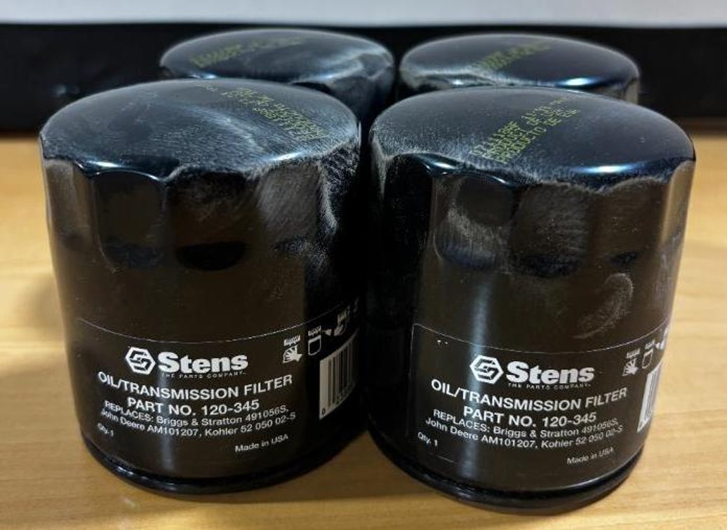 Lot of 4, NEW, Stens Oil/Transmission Filters Part No. 120-345