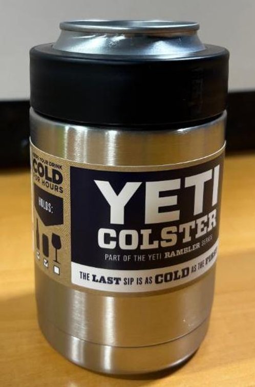 New, YETI Can Colster, Includes Security Can Hidden Bank Safe