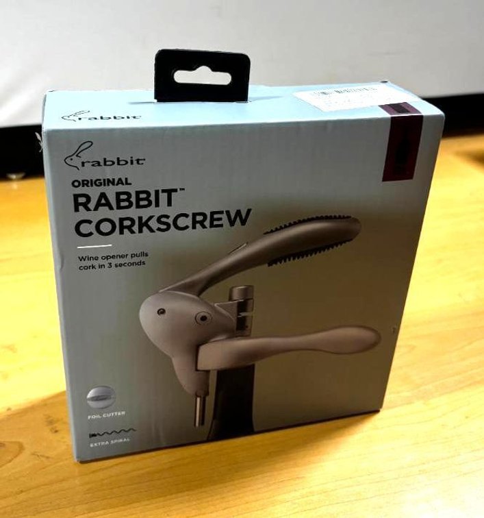 New, Rabbit Corkscrew Wine Opener
