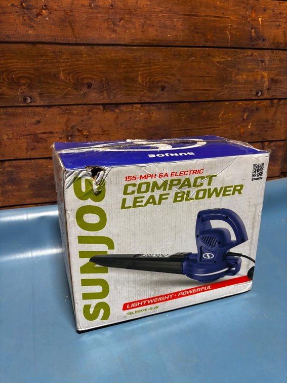 NIB SunJoe 155mph Compact Leaf Blower, Electric