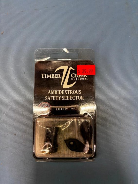New, Timber Creek Ambidextrous Safety Selector