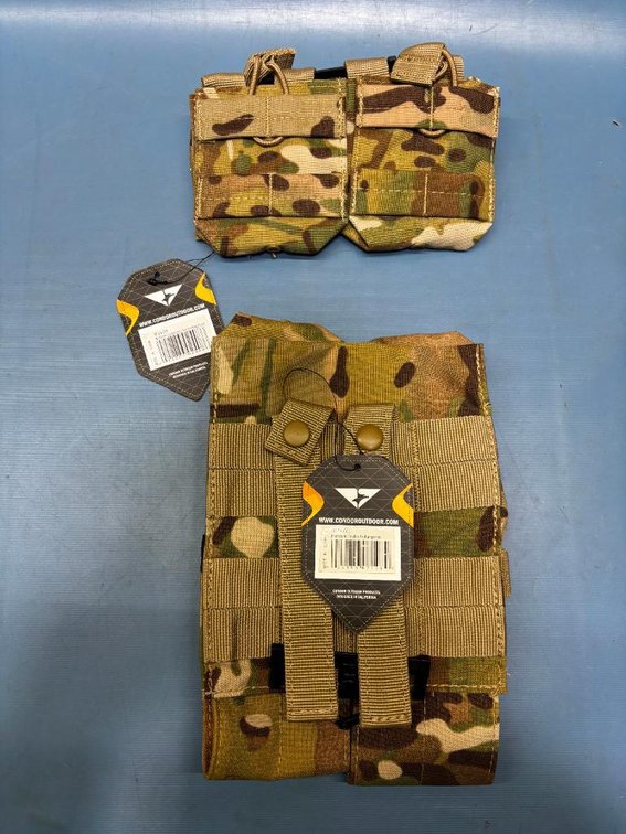 New Condor Tactical Duty Belt and Gear Accessories, Mollies