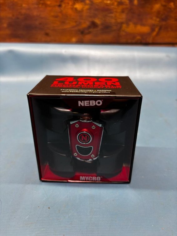 New, NEBO 400 Lumen Rechargeable Powerful Pocket Light