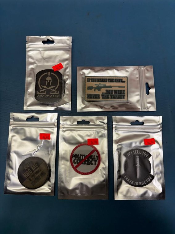 Lot of 5, Oakley 2A / Tactical Related Patches, NEW