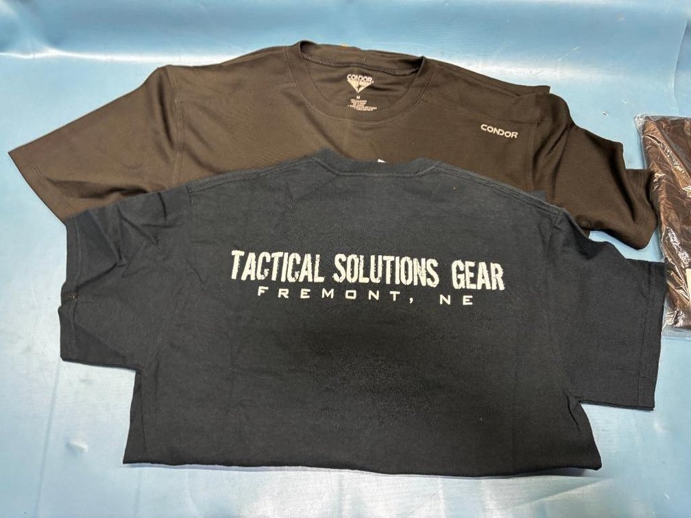 Lot of 3, Tactical Related T-Shirts, Size Medium, Condor Tactical, Troy Combat