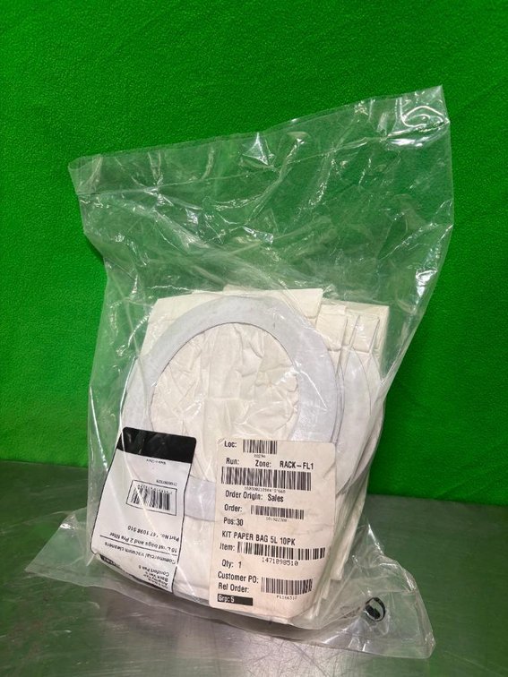 Package of 10, Clark Commercial Vacuum Cleaner Dust Bags & Pre-Filters, Qty 10/2