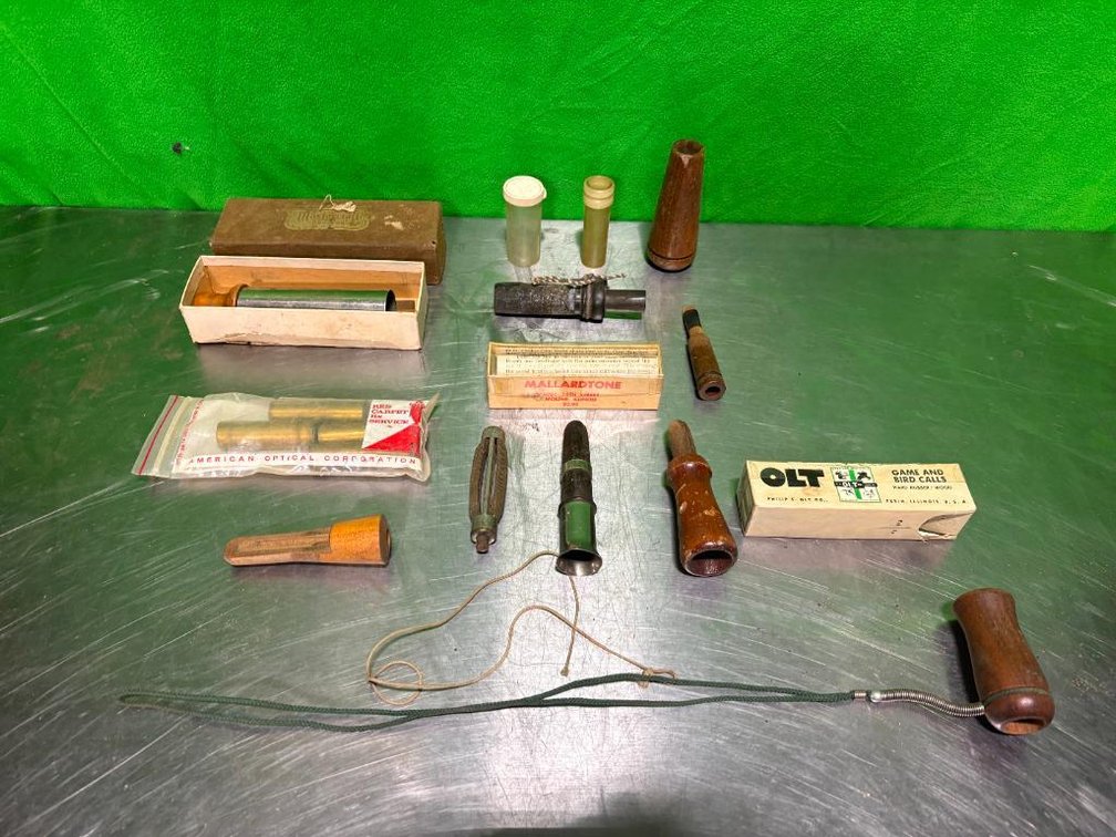 Large Group of New and Vintage Bird Calls