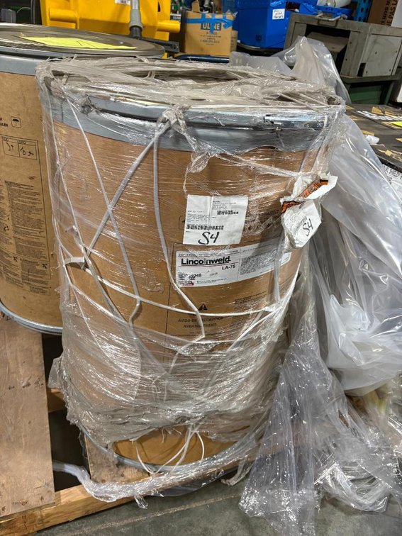 1,000lb Speed-Feed Drum, Lincoln Electric, LincolnWeld LA-75 ED034048 Arc Welding Wire, 5/32in 4.0mm