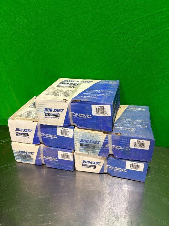 5 Cases, Duo-Fast Resinbond Full Round Head Collated Framing Nails, Fits All 20 Degree Framing Nailers